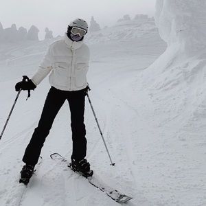 Ducie London Puffer Jacket - Off White - Size S